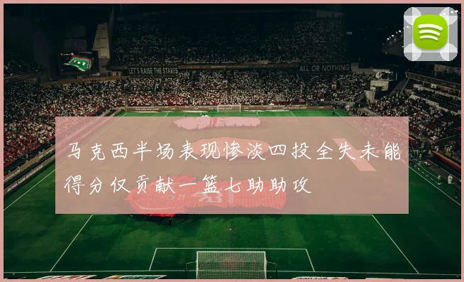 马克西半场表现惨淡四投全失未能得分仅贡献一篮七助助攻